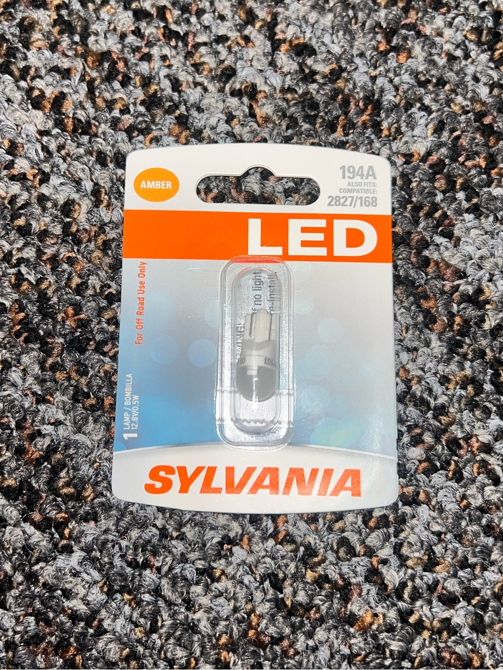 NEW - Sylvania LED Light 194A Amber